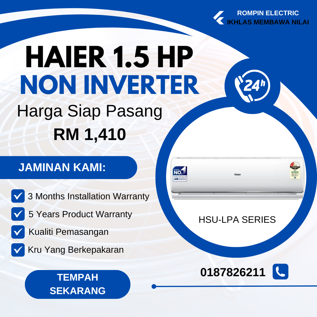Haier 1.5HP - Non Inverter