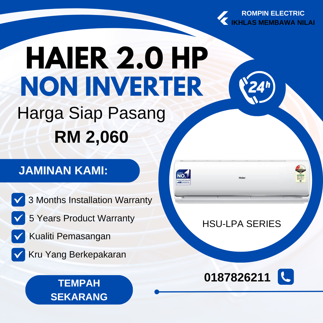 Haier 2.0HP - Non Inverter