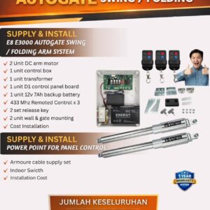 E8 E3000 AUTOGATE SWING / FOLDING ARM SYSTEM